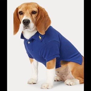 Polo Ralph Lauren Pet Cotton Mesh Dog Polo Shirt L
